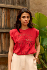 Tim - T-shirt ajouré sans manches