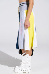 REBUILT MIDI SKIRT