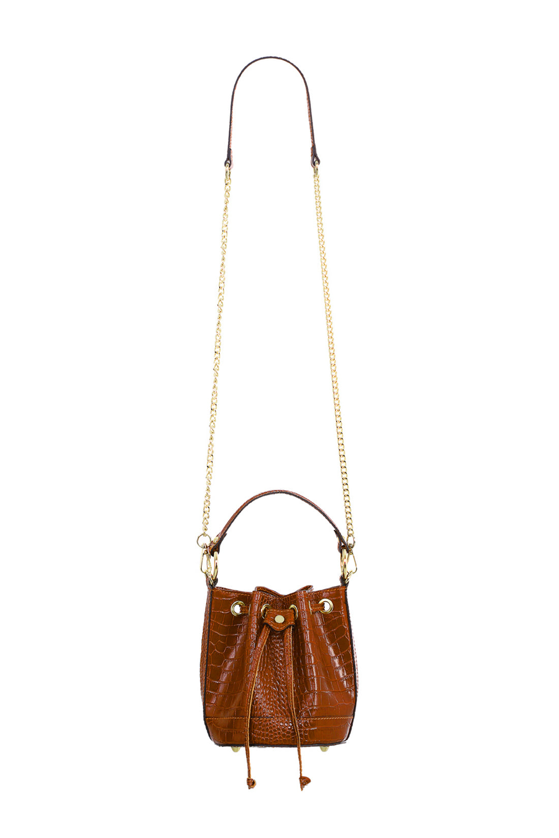 Aimmy - Sac cuir effet croco