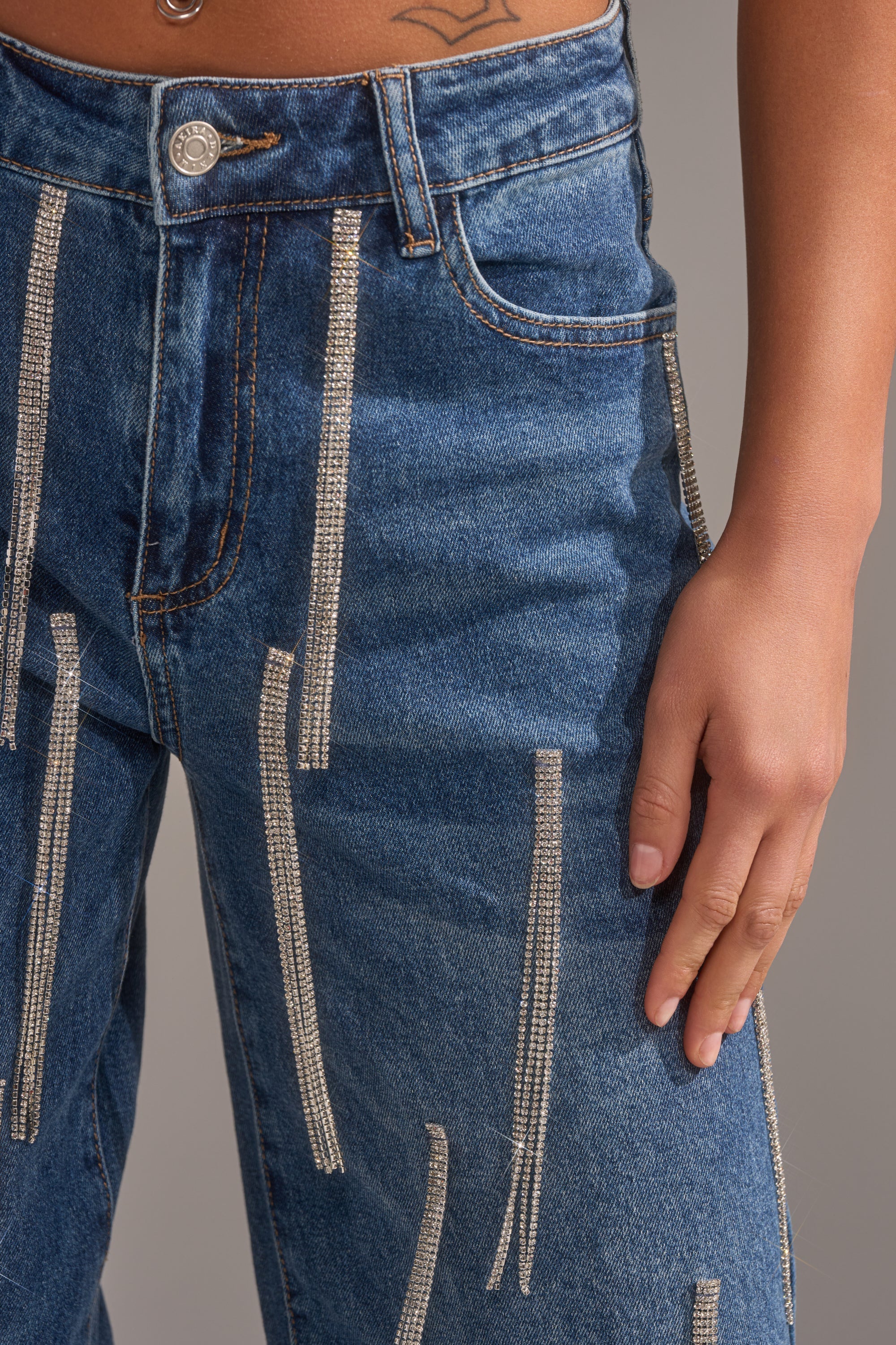 DRIPPED OUT RELAXED DENIM