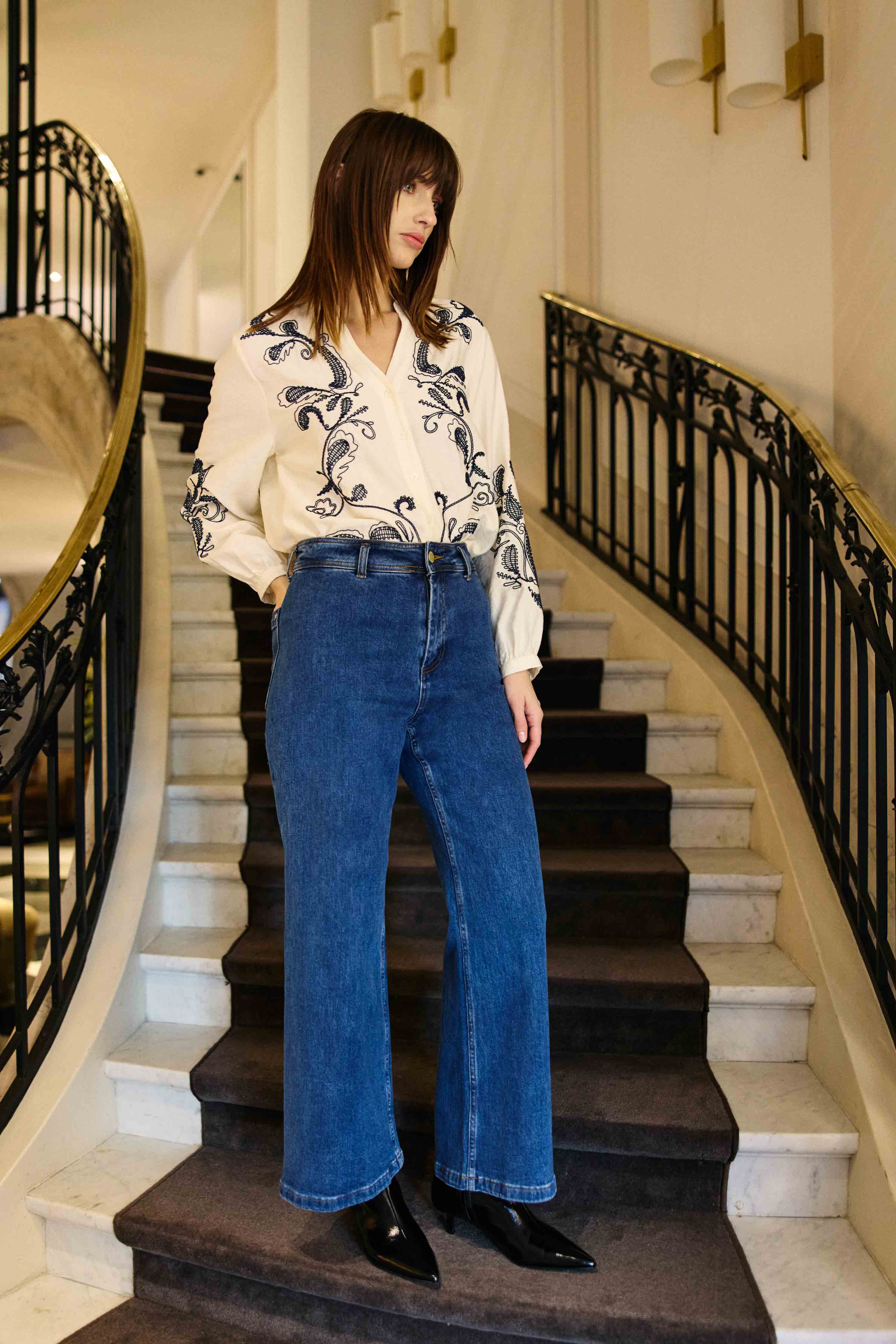 Beyta - Blouse brodée