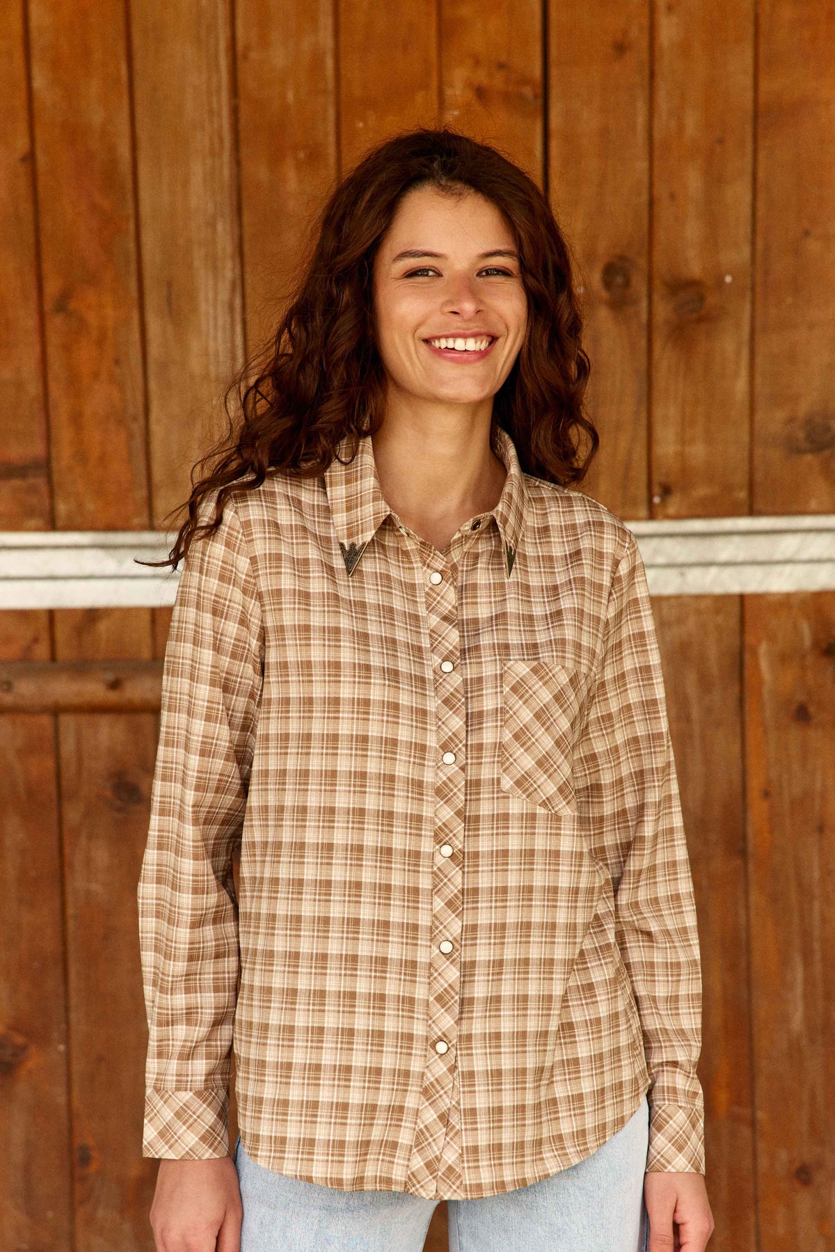 Claudia - Chemise brodée