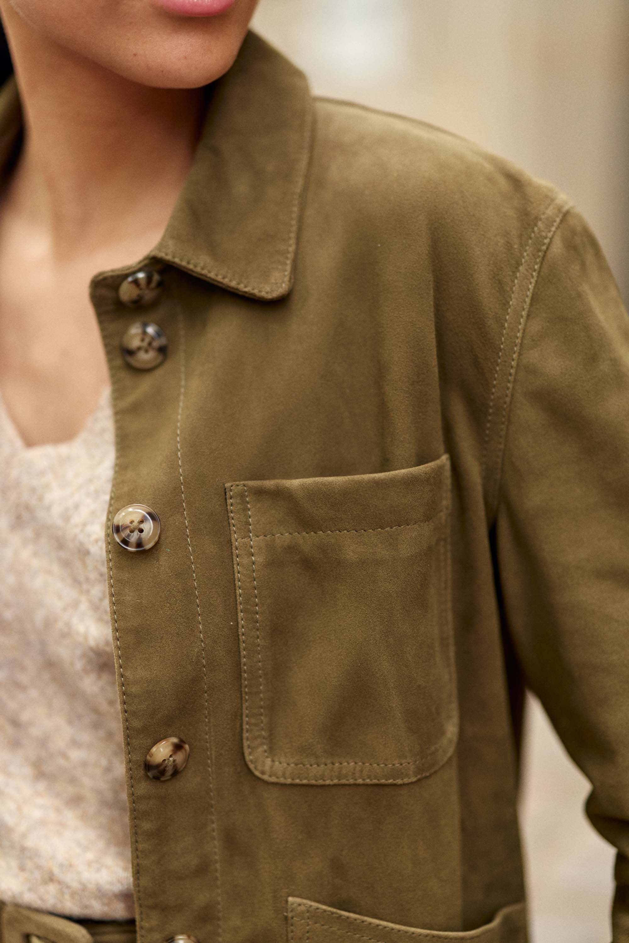 Fauline - Veste en cuir