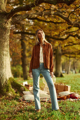 Fauline - Veste en cuir