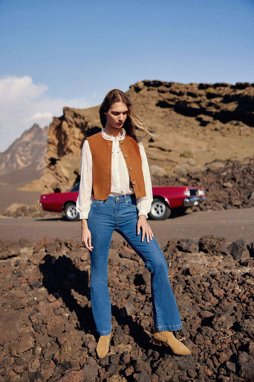 Flora - Veste en cuir