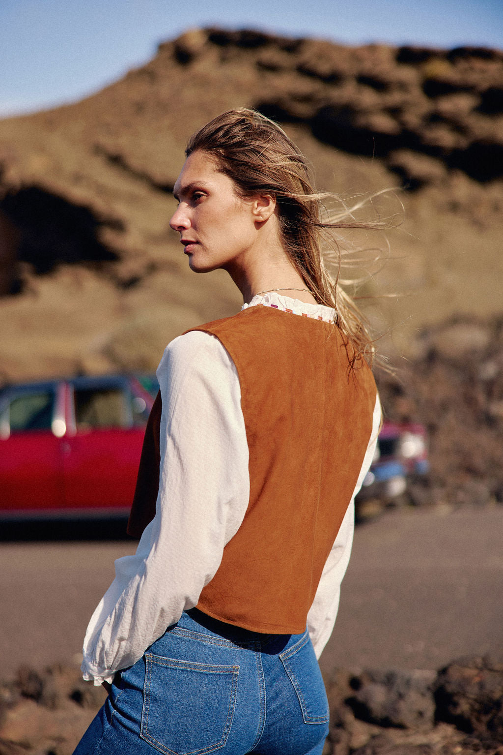 Flora - Veste en cuir