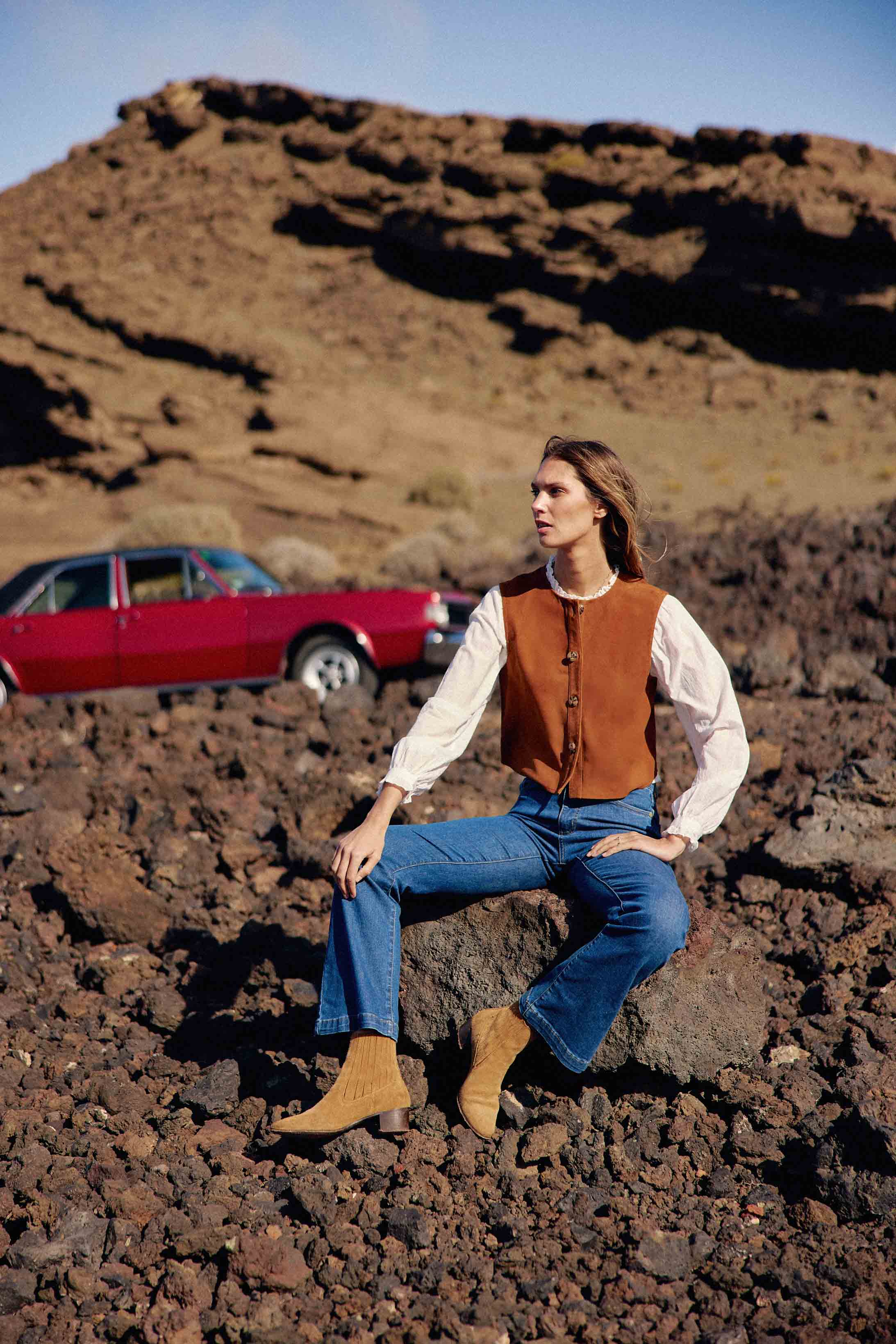 Flora - Veste en cuir