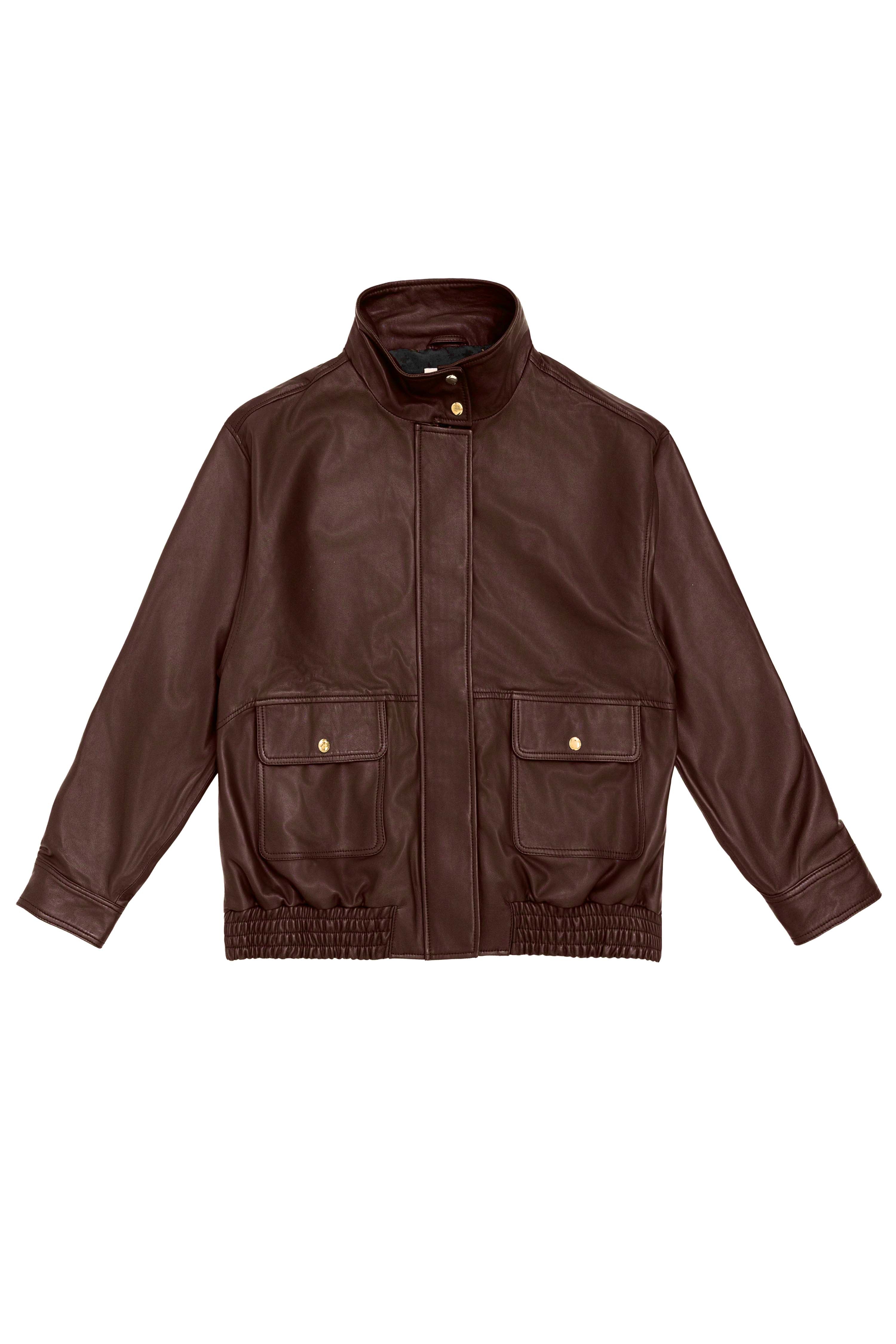 Floy - Veste en cuir oversize