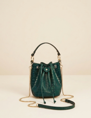 Aimmy - Sac cuir effet croco