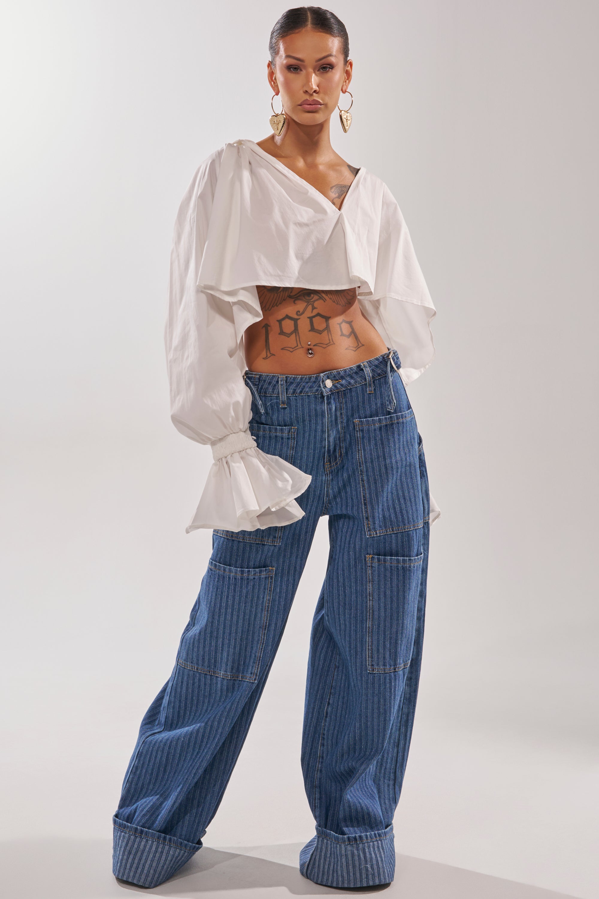 BE MINE STRIPE DENIM
