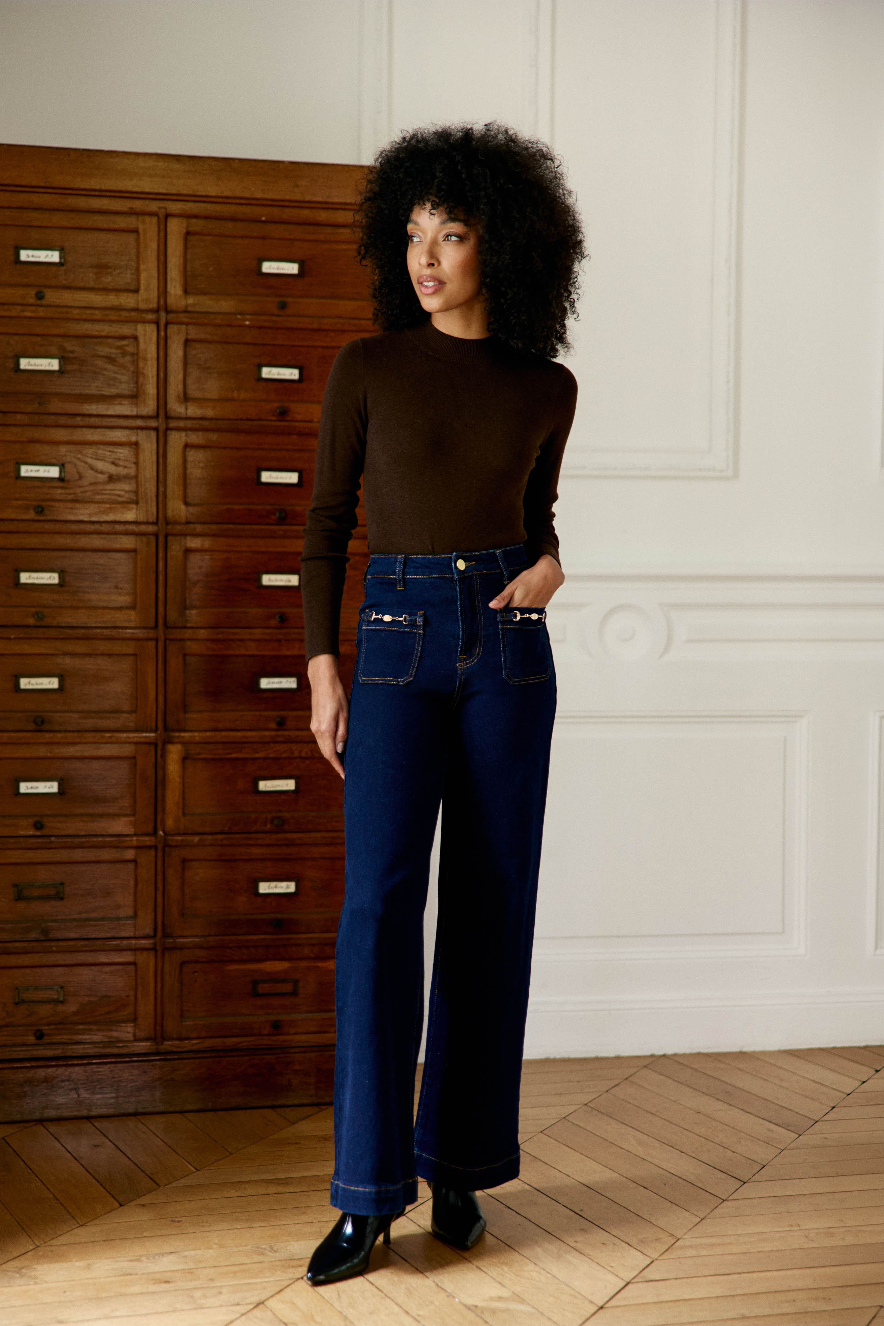 Mariona - Pull coupe droite