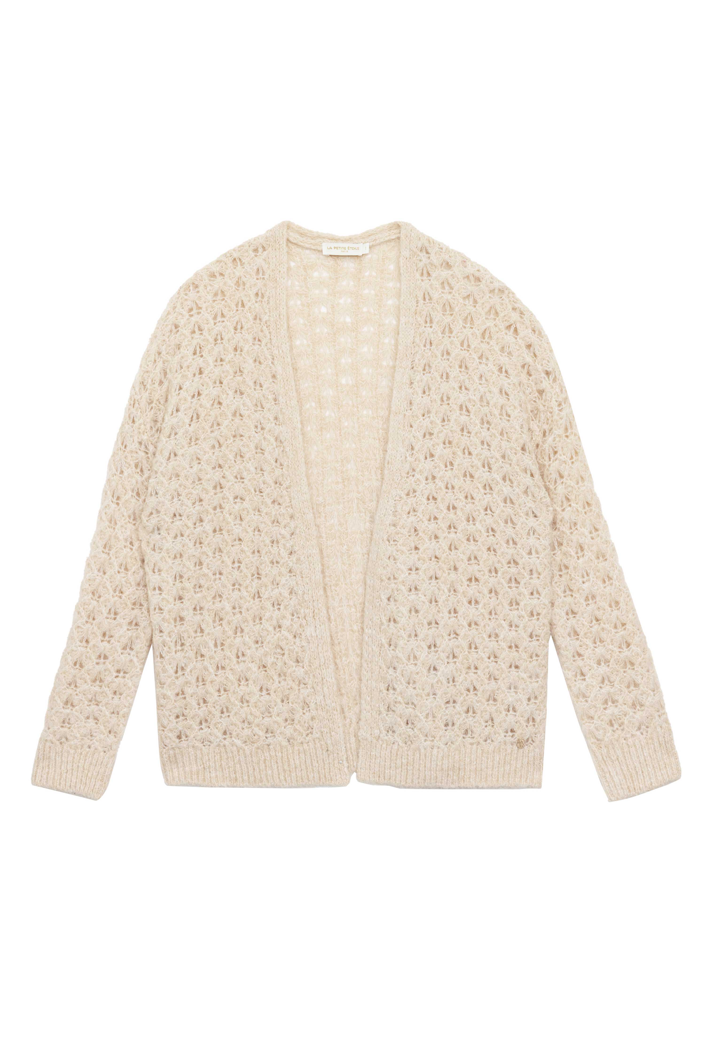 Milene - Gilet en maille ajouré
