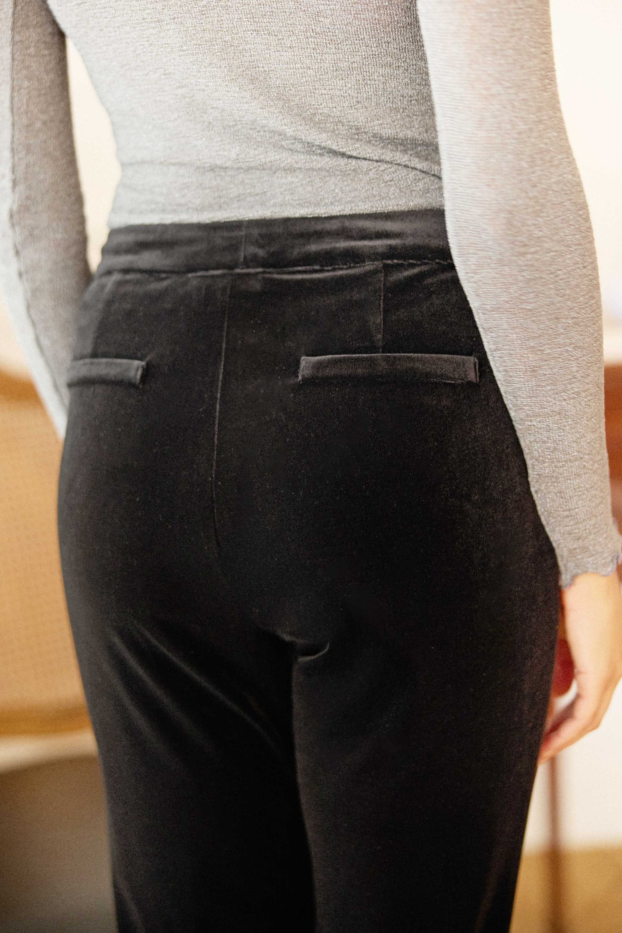 Palmera - Pantalon flare en velours