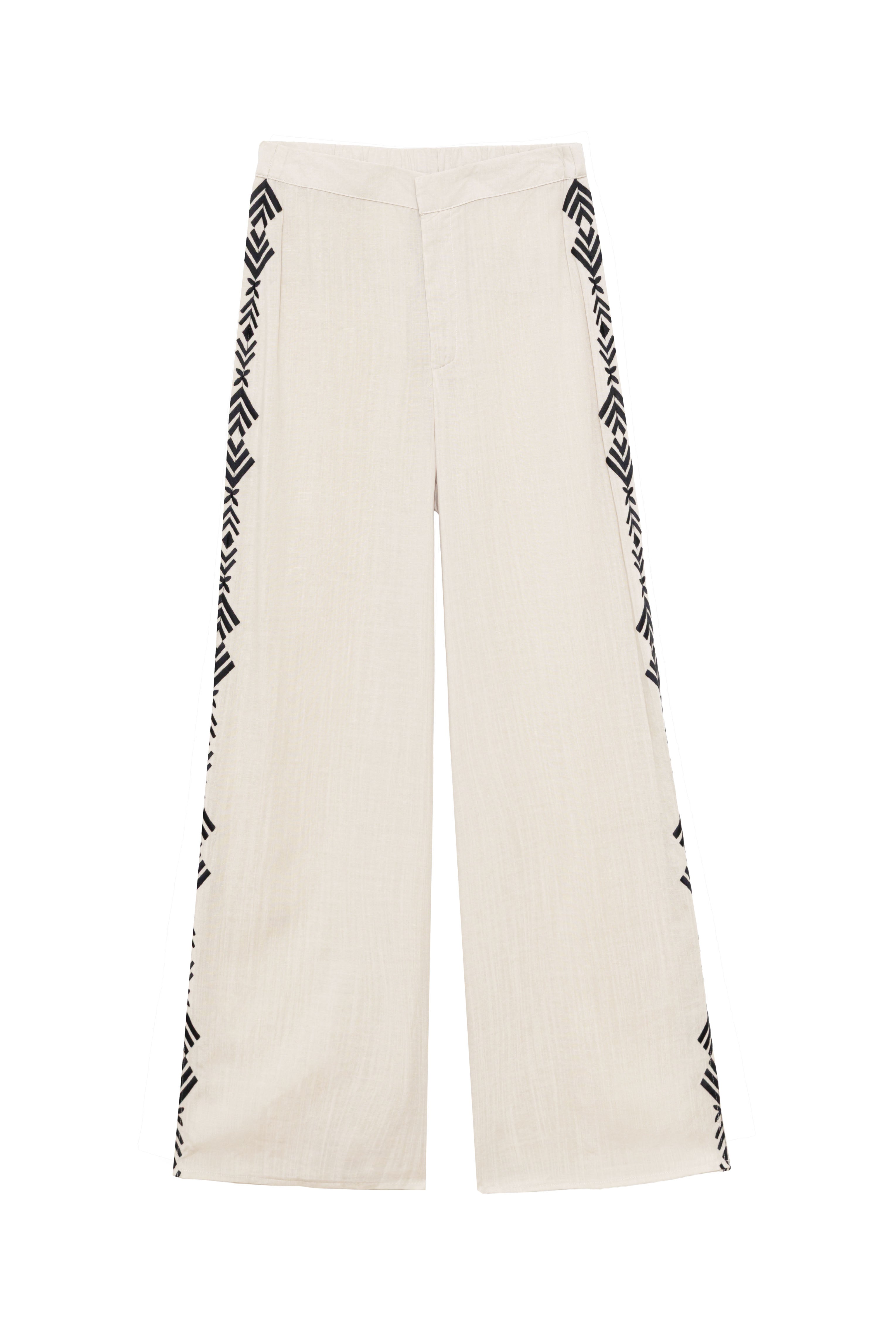 Pozoy - Pantalon fluide droit