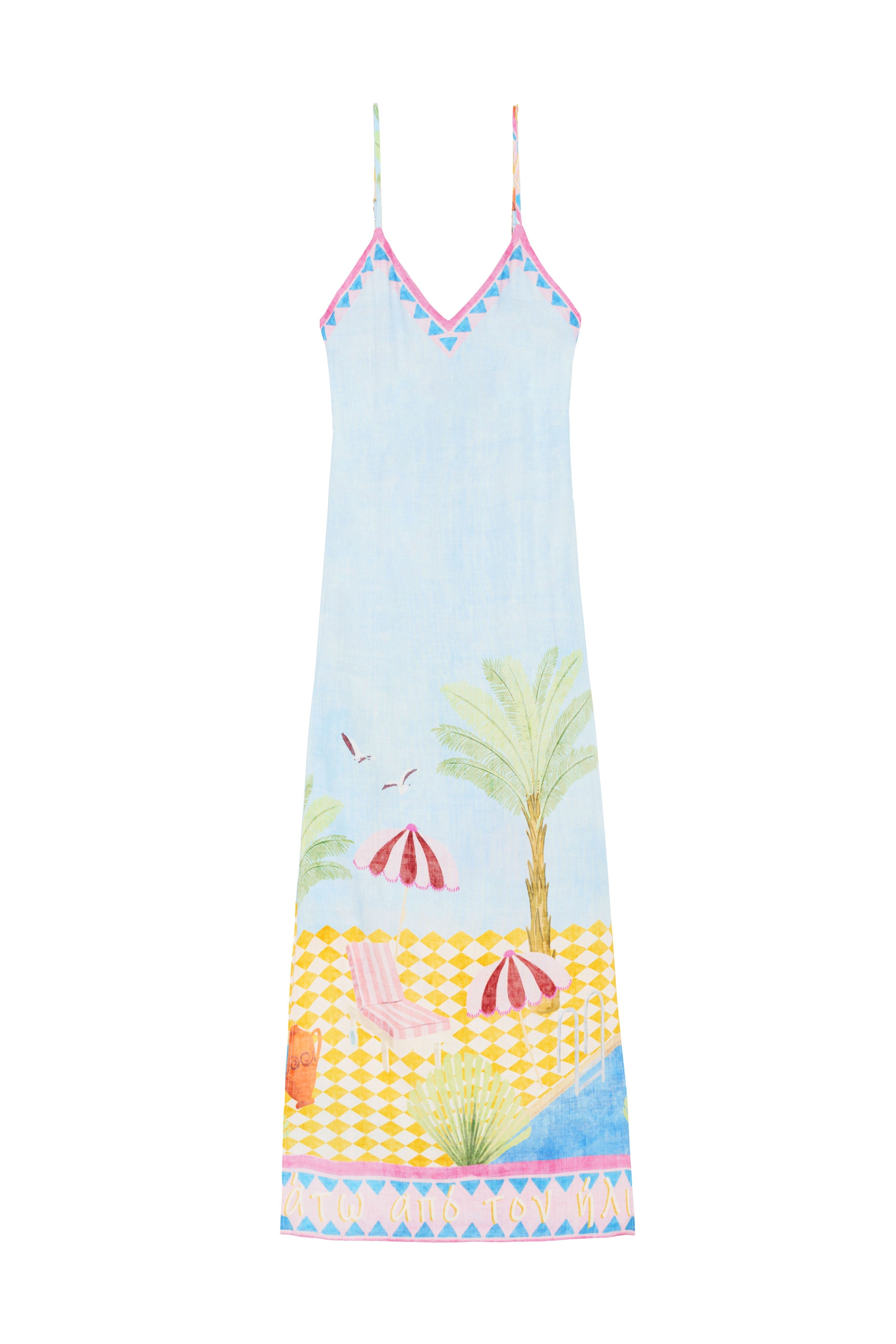 Rinan - Robe longue imprimée