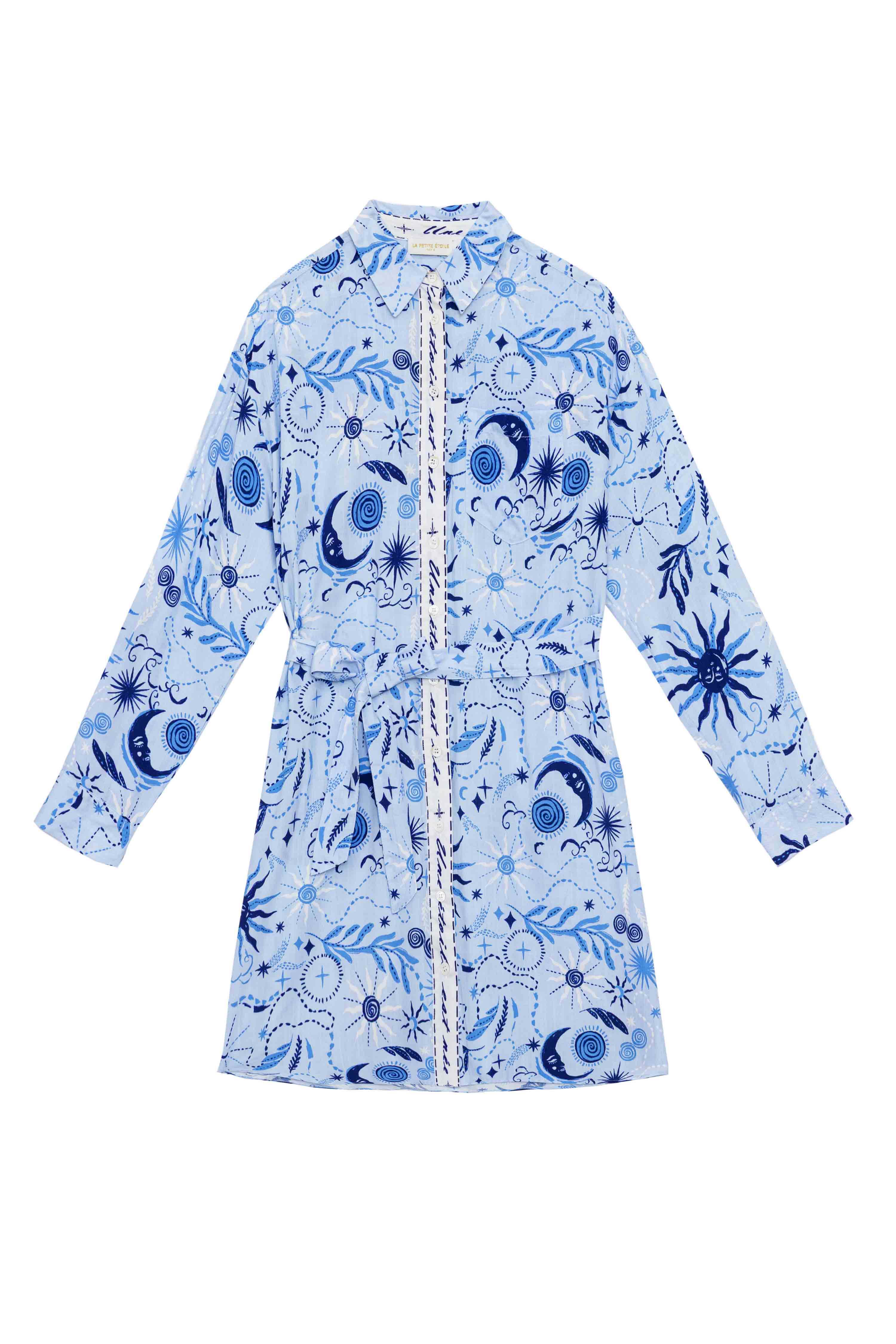 Ruan - Robe chemise à imprimés