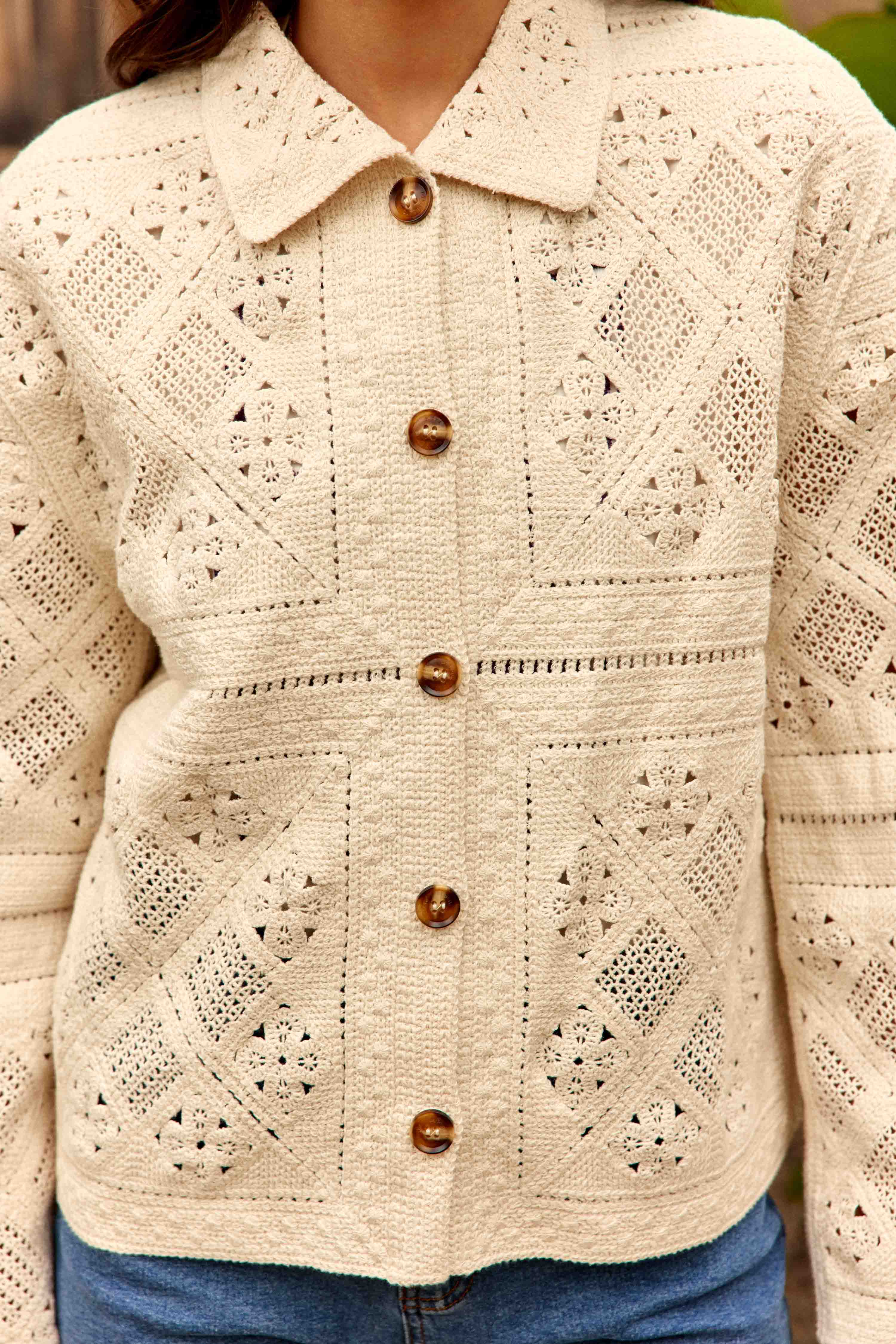 Valia - Veste en crochet