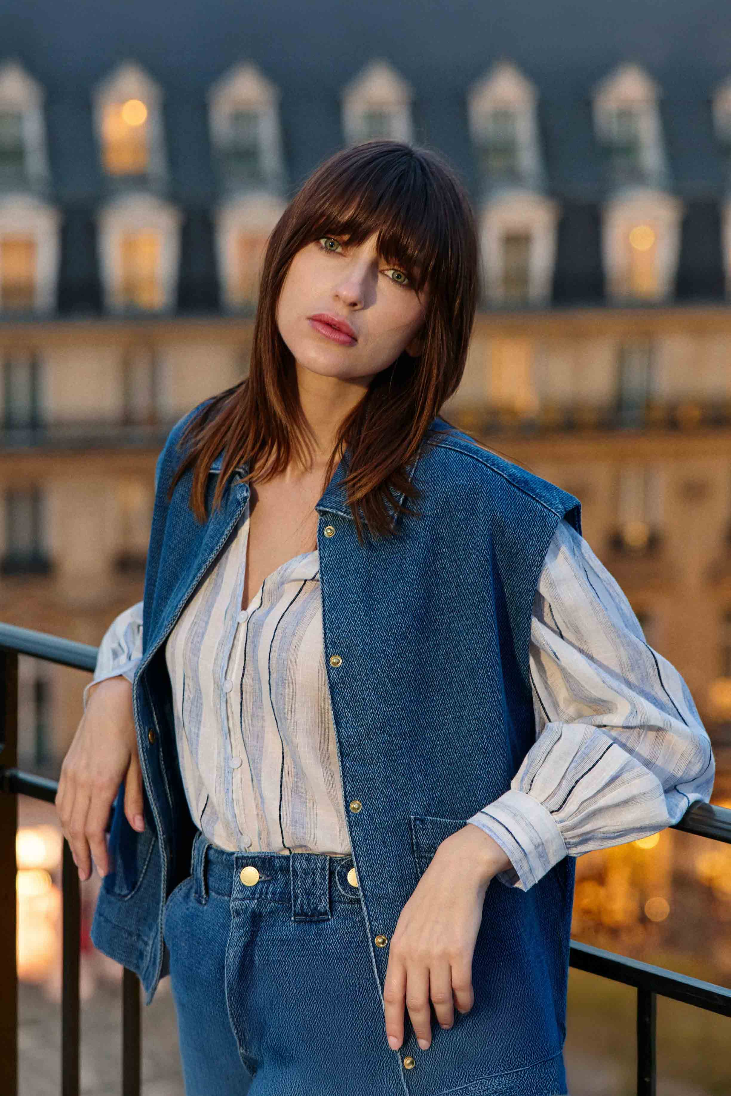 Vaya - Veste sans manches denim
