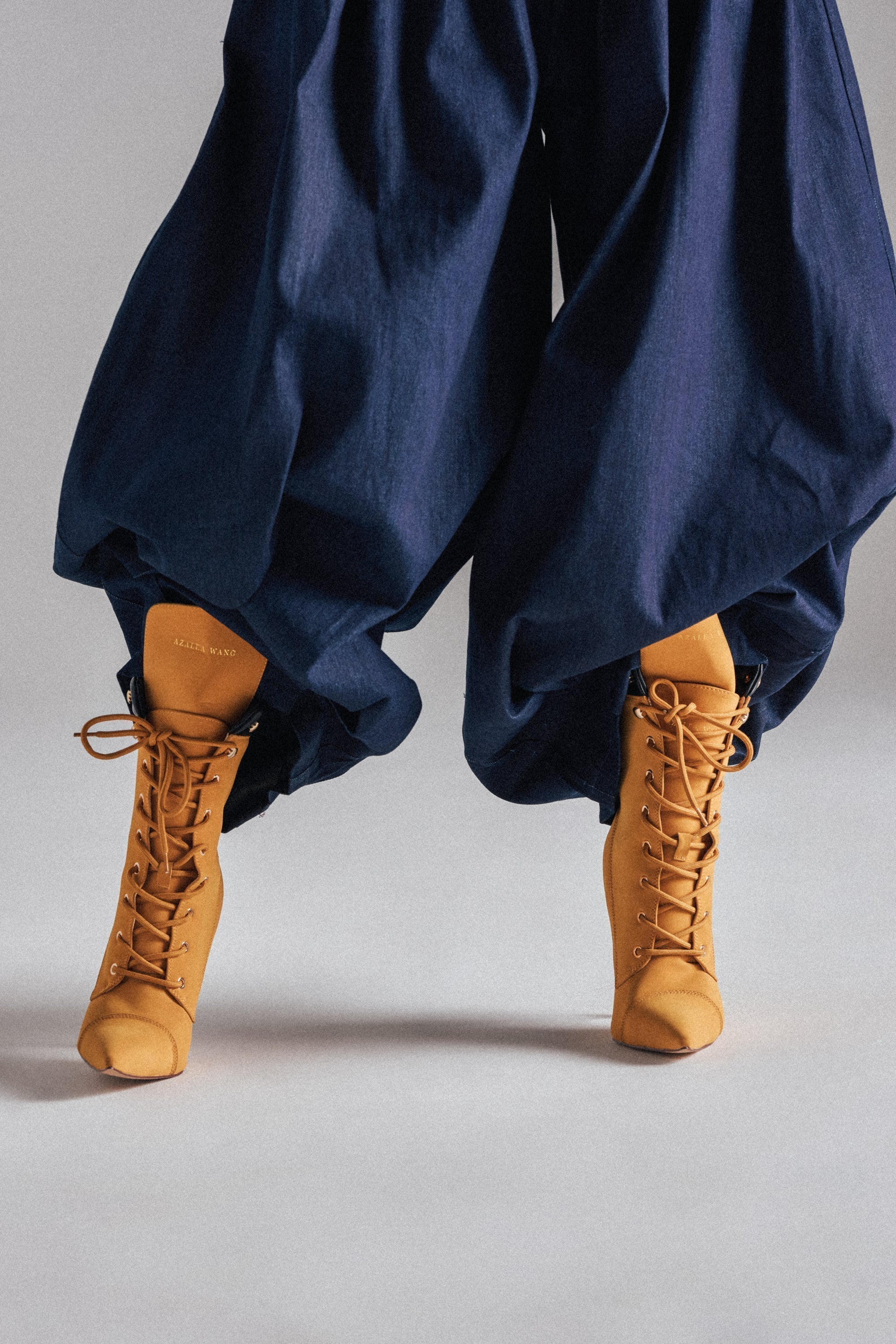 AZALEA WANG XIOMARAN YELLOW BOOTIE