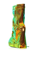 LOXODO MULTI METALLIC FOLD OVER BOOT