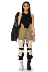 DIXIE COLOR BLOCKED CARGO JOGGER