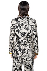 INDIFFERENT RIB TRIM BLAZER JACKET