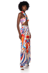ON THE ISLAND TIE TOP MAXI SKIRT SET