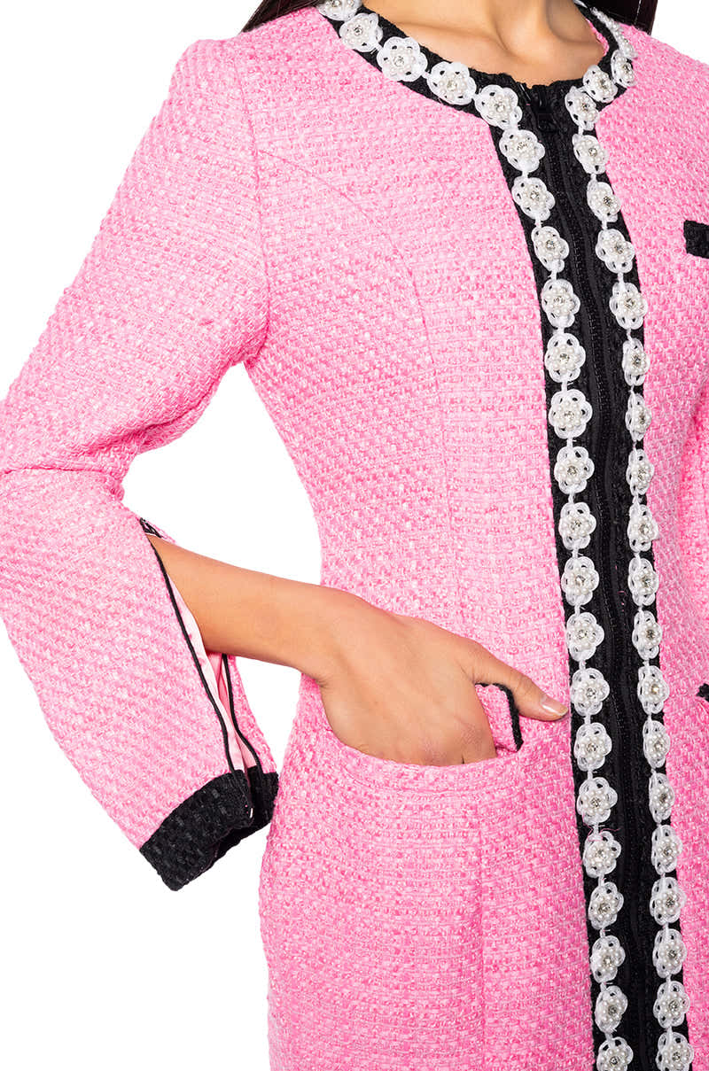 RUE DE CHARLEMON TWEED DUSTER
